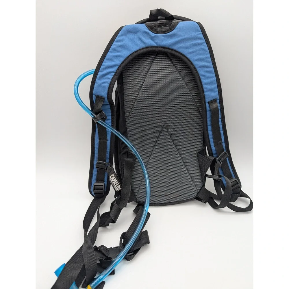 CamelBak Blowfish Hydration Backpack Blue Black Hiking Biking Pack with Bladder